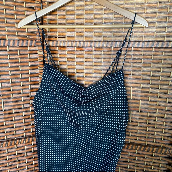 NWT Urban Outfitters “Rosalia” Polka Dot Chiffon Maxi Dress - Picture 4 of 6